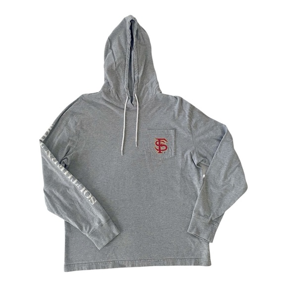 Southern Tide Other - Southern Tide Long Sleeve Florida State Hoodie T Shirt Gray Men’s Medium